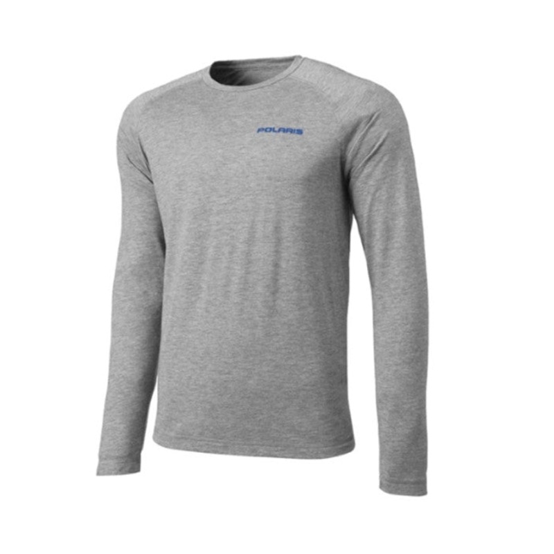 Polaris Men’s Performance Long Sleeve, Gray | 2833168