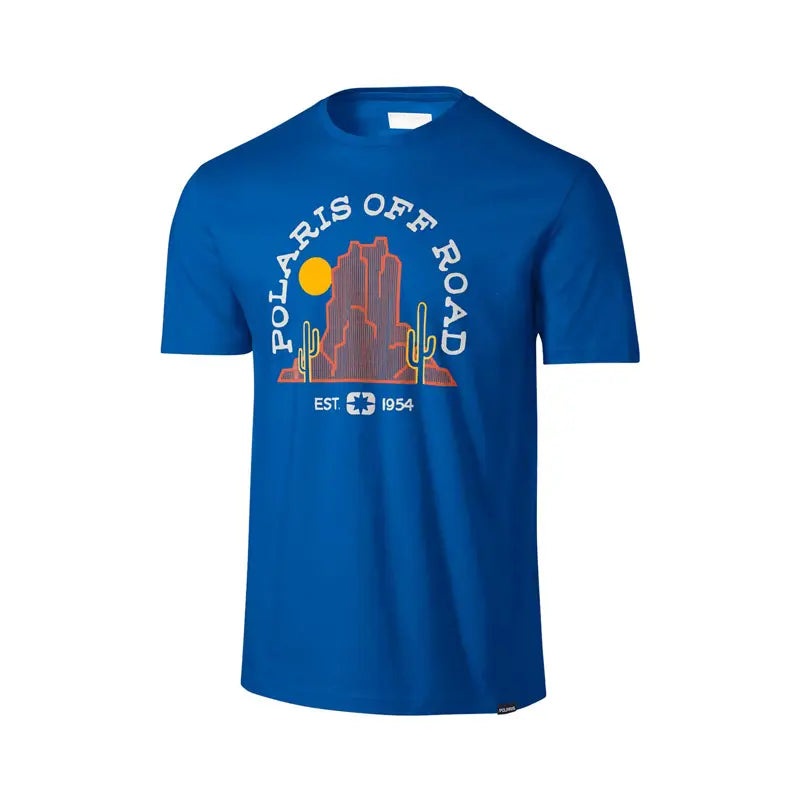 Polaris Men’s Off Road Canyon Tee, Blue | 2865446