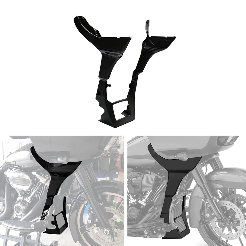 Black Fairing Spoilers Cover Fit For Harley Road Glide FLTRX ’17-’23