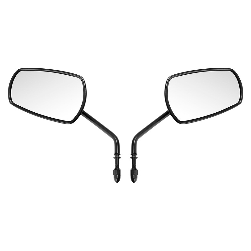 Universal 8mm Threaded Rear View Mirrors Fit For Harley Touring Road Electra Glide Softail Dyna W6313323136