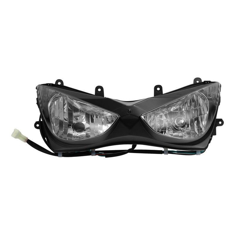 Front Headlight Headlamp Assembly Kit Fit For Kawasaki Ninja ZX6R ’05-’06