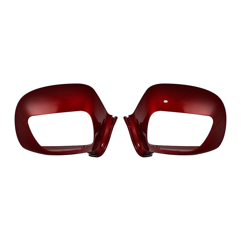 Red Rear View Mirrors Cover Fit For Honda Goldwing 1800 ’01-’17