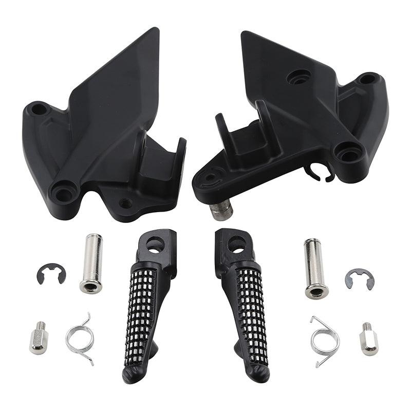 Driver Front Footpegs Footrest Bracket Fit For Kawasaki Z1000 ’10-’21