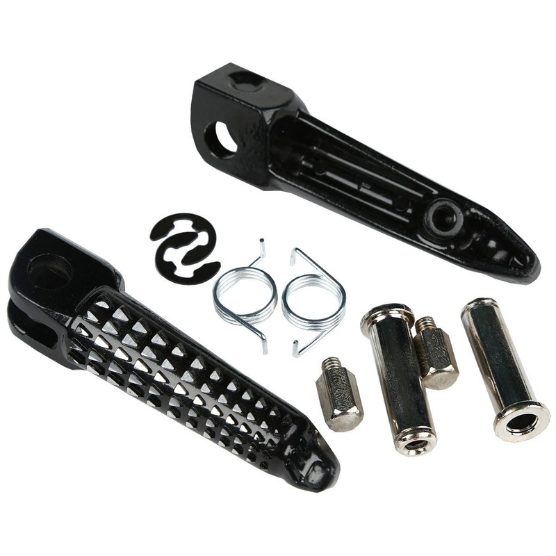 Front Footpegs Footrests Fit For Kawasaki Ninja ZX6R ’03-’13 KLE650 ’08-’13