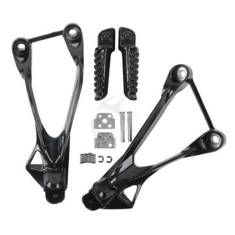 Rear Foot Pegs Bracket Fit For Kawasaki Ninja ZX6R ’05-’08 ZX636 ’05-’06