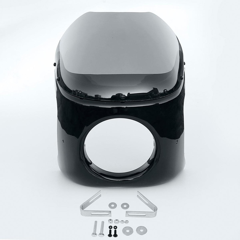 7 Round Front Headlight Fairing & Windshield Fit For Harley