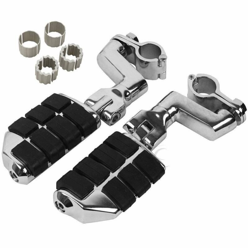 Universal 22-35mm Highway Bar Foot Pegs Mount Clamps Fit For Harley Yamaha Honda