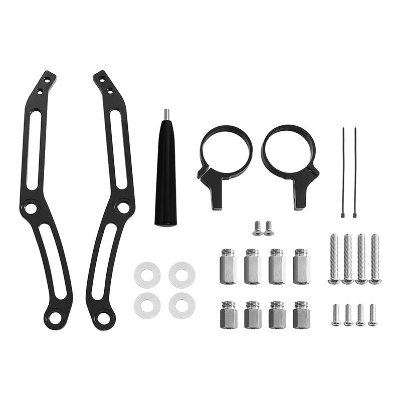 Remote Reservoir Rear Suspension Shocks Bracket Fit For Harley Touring ’14-’24