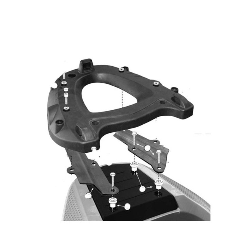 KAPPA – K222 Monokey Rear Rack for Honda XL1000V Varadero / ABS (07>12)
