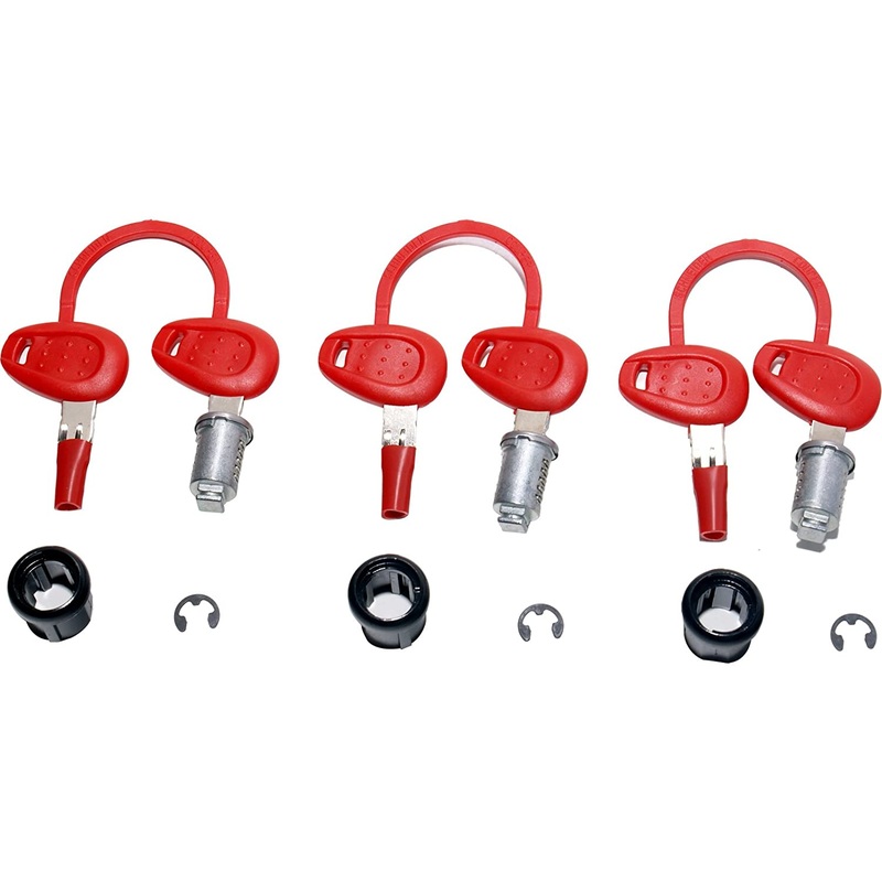 GIVI – Z228 Red Lock Set for Select Cases (Three Cases)