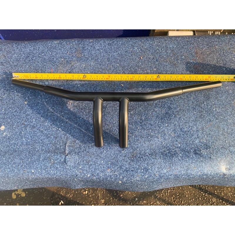 Fat t-bars Harley Davidson 1.25” 10” TALL black Handlebars