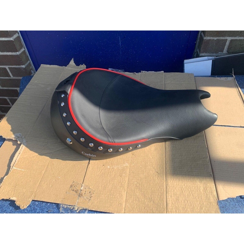 For Harley davidson Sportster Corbin solo seat saddle takes rider backrest 04-06 DDK3434285749