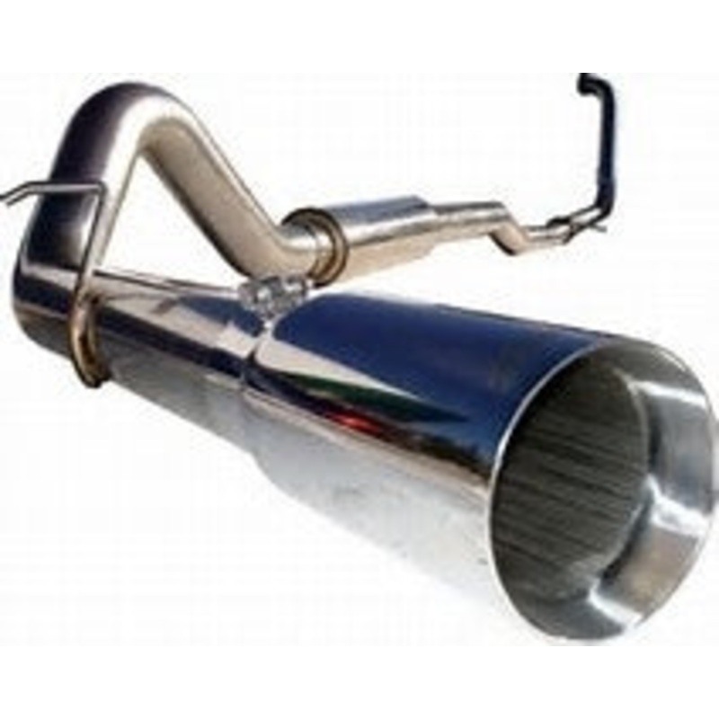 Chevrolet 6.6 l Duramax LLY 05-06 Bullydog Exhaust stainless steel performance exhaust 183040