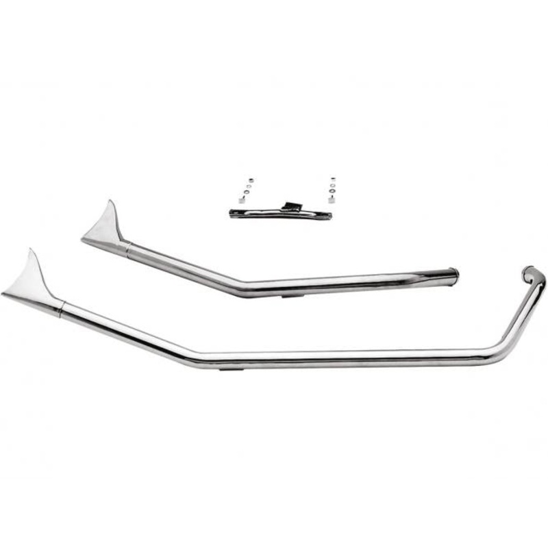 Upsweep Fishtail Exhaust Chrome