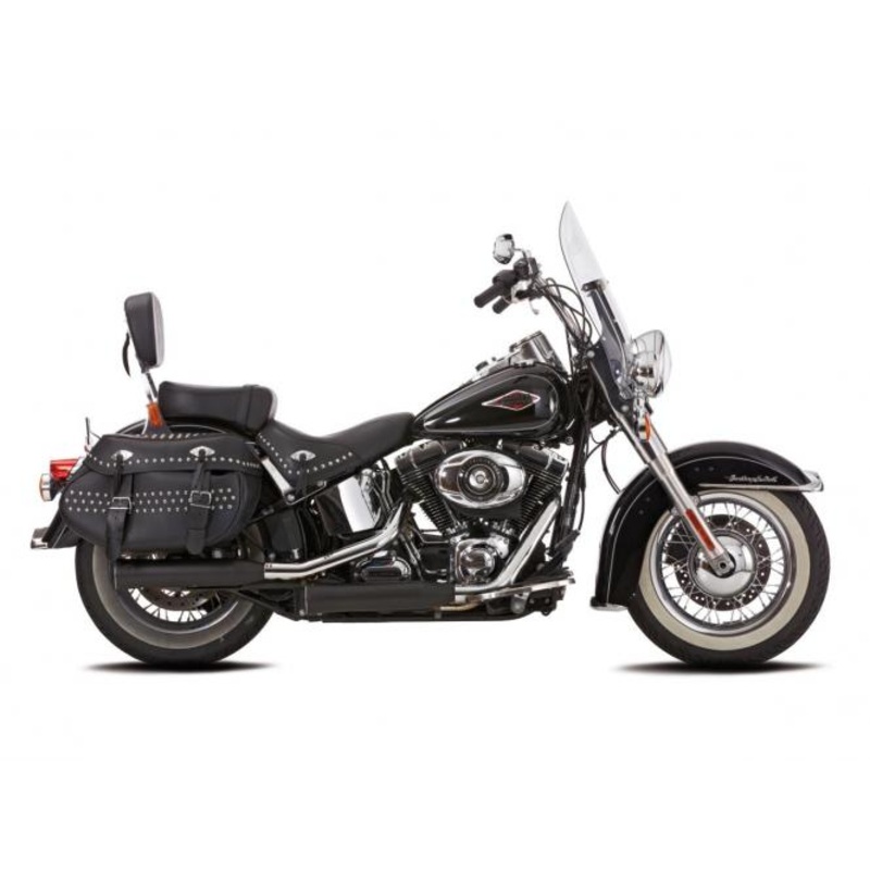 Double Groove Slip-On Muffler 2 in 2 Black DDK3434283306