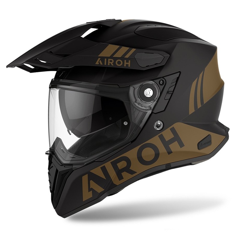 Airoh Commander ‘Gold’ Adventure Motorcycle Helmet – Gold Matt – Small